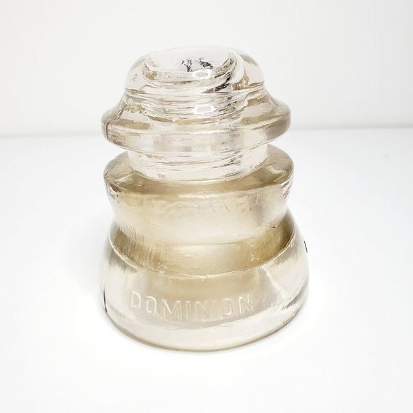 4 - Dominion of Canada Glass Insulators Vintage and in Great Condition - Picture 2 of 10